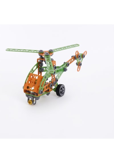 129 Parça Eğitici Mucit Tasarım Seti Helikopter İnşa Etme ve Sök-Tak Mekanik Çocuk Oyuncak Seti