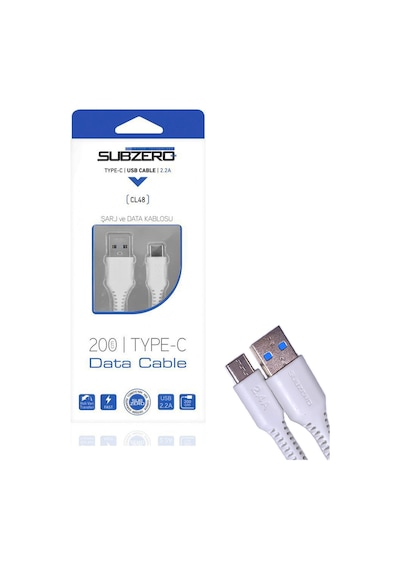 Uzun 2 Metre Type C Şarj Kablosu 200cm Usb Type C