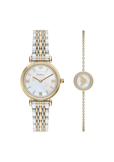 Emporio Armani Ar80086set Kadın Kol Saati Ve Bileklik Seti Altın