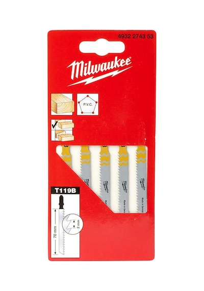 Mılwaukee T119b Dekupaj Bıçağı Ağaç 50 Mm 5 Adet