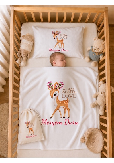 Pia Baby Kız Bebek İsimli %100 Pamuk Hastane Çıkışı 6 Parça Tulum Şapka Eldiven Hediye Seti 2081tybk3x Krem