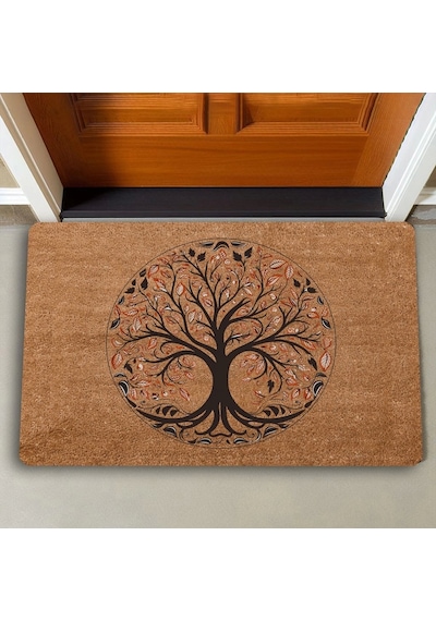 Valerine Life Vintage Ceviz Ağacı Kapı Önü Paspası 45x70cm
