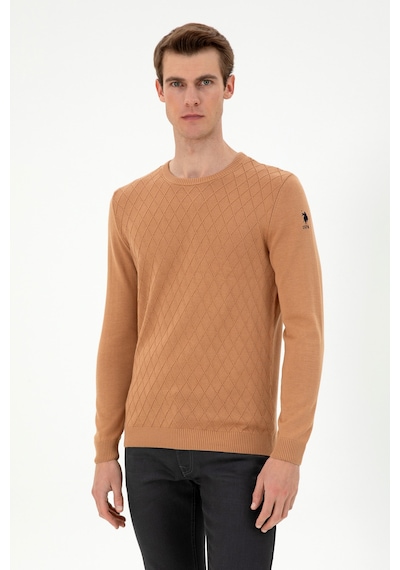 U.S. Polo Assn. Erkek Camel Kazak 50297055-VR015
