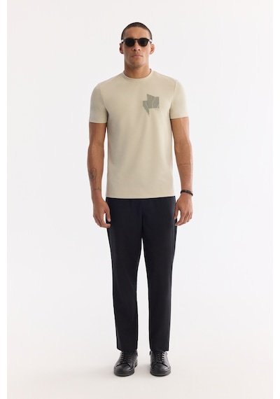 Avva Erkek Bej Bisiklet Yaka Enjeksiyon Baskılı Bi-stretch İnterlok Regular Fit T-shirt A61y1136 Avva Erkek Bej Bisiklet Yaka Enjeksiyon Baskılı Bi-stretch İnterlok Regular Fit T-shirt A61y1136