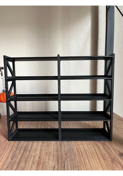 Hot Wheels Uyumlu 10 Araçlık Stand 1/64 Siyah