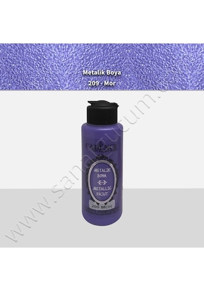 Cadence Metalik Boya 120 Ml. 209 Mor