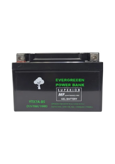 Evergreen Ytx7a-bs Scooter Akü 12v7ah