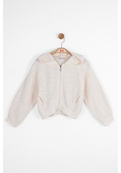 Xo Kids Kız Çocuk Hırka 8-14 Yaş 37306 Krem