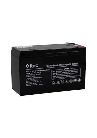 Ttec 12v 7ah Base Bakımsız Kuru Akü 2024 Üretim