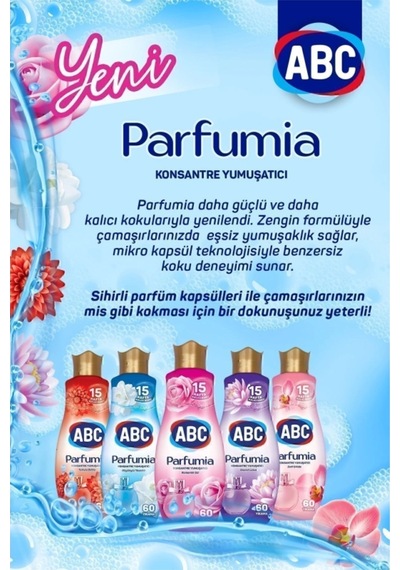 Parfumia Konsantre Çamaşır Yumuşatıcısı Romantik Gül 4 X 1440 Ml Diğer