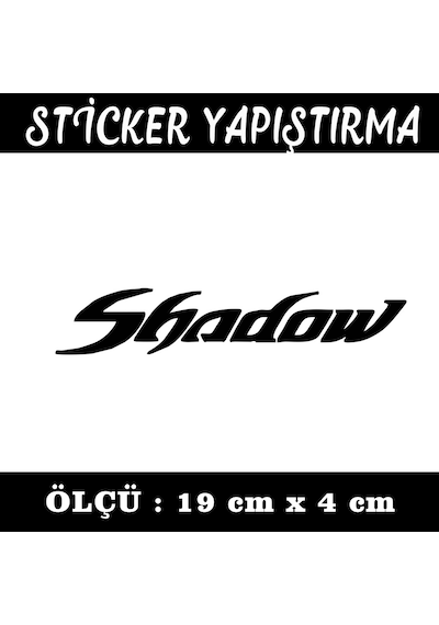 Shadow Tazı Sticker 2 Adet - Etiket Yapışkanlı