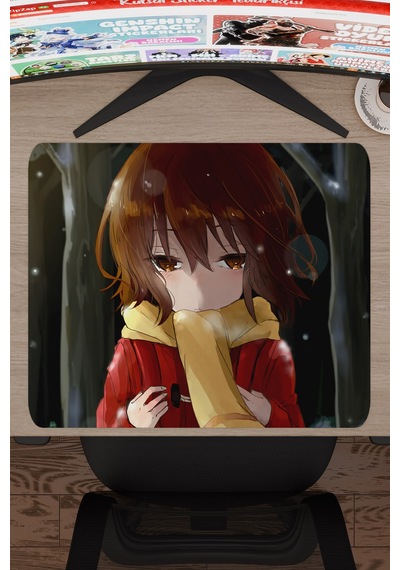 Erased Anime V4 - 48x40 Xl Gaming Kauçuk Kaymaz Taban Mouse Pad Fare Altlığı