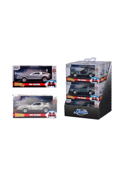 1:32 Time Machine Back To The Future Model Arabalar - Time Machine 1 Açık Bej