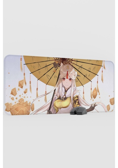 Ningguang Genshin Impact Anime Oyuncu V3 - 90x40 Xxl Gaming Mouse Pad Fare Altlığı