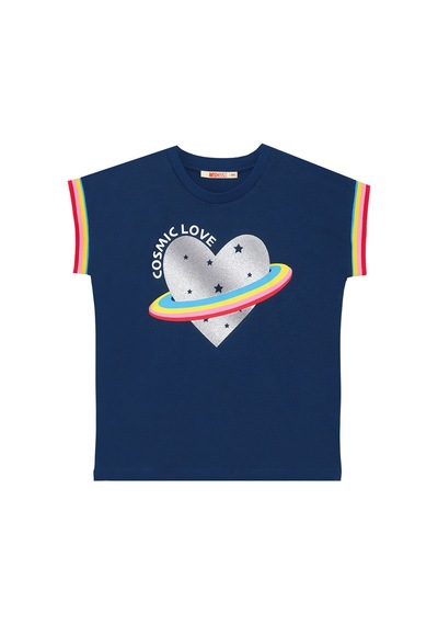 Cosmic Love Kız Çocuk Yazlık T-Shirt Tayt Takım