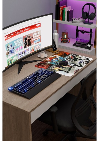 Metaphor: Refantazio Dikişli Kauçuk Oyuncu Mousepad V5 - 48x40 Xl Gaming Mouse Pad