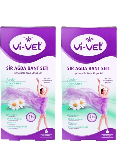 Vi-Vet Azulen Tüm Vücut için Sir Ağda Bandı Mor 41'li x 2