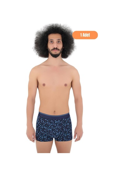 Andredimoda Erkek Pamuklu Likralı Boxer 5'li Premium Paket Çeyizlik Özel Dizayn Desenli-1 Desenli-1