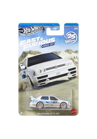 Hot Wheels Fast & Furious 25 Yıl Race-off Volkswagen Jetta Mk3 Jkx17 - Hnr88 Çok Renkli