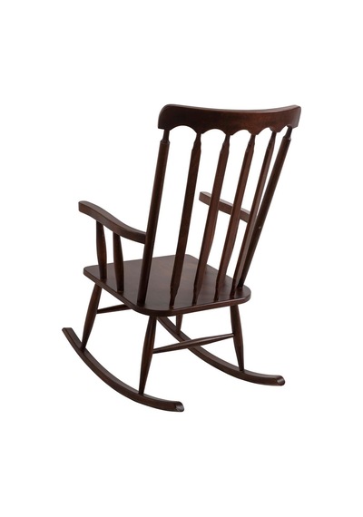 Dakota Rocker Amerikan Retro Ahşap Sallanır Sandalye Ceviz