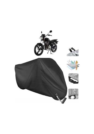 Mondial 150 Mr Vulture Motor Branda (Bağlantı, Kilit Uyumlu-Siyah (457272527)