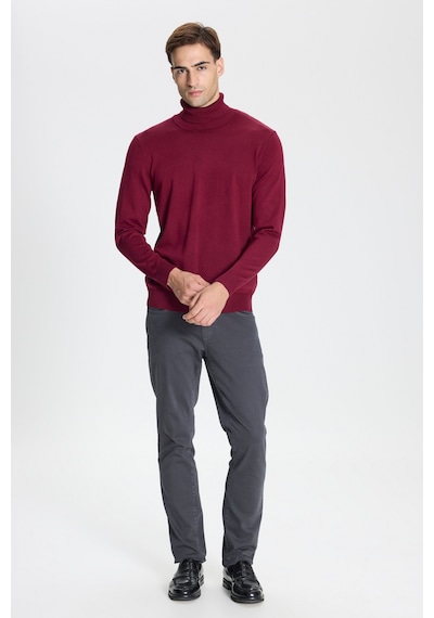 AC&Co / Altınyıldız Classics Erkek Bordo Standart Fit Normal Kesim Tam Balıkçı Yaka Triko Kazak Bordo AC&Co / Altınyıldız Classics Erkek Bordo Standart Fit Normal Kesim Tam Balıkçı Yaka Triko Kazak Bordo