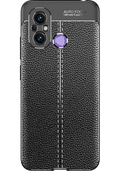Mobilefix Redmi 12c Kılıf Niss Silikon Kapak - Siyah Siyah