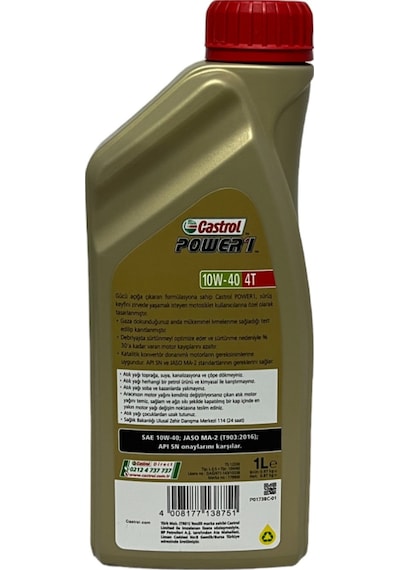 Castrol Power I 10W-40 4T Motor Yağı 2 X 1 L