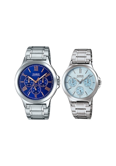 Casio Mtp-ltp-v300d-2audf Çift Kol Saati Kadın-erkek Metalik