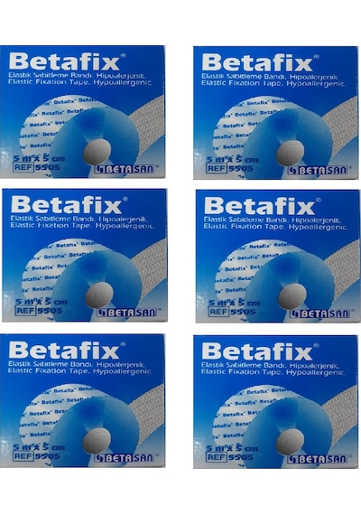 Betasan Betafix Hipoallerjenik Esnek Flaster Bandı 5 x 5 CM 6 Paket