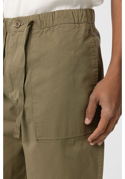 Vamos Baggy Fit Gabardin Pantolon Haki