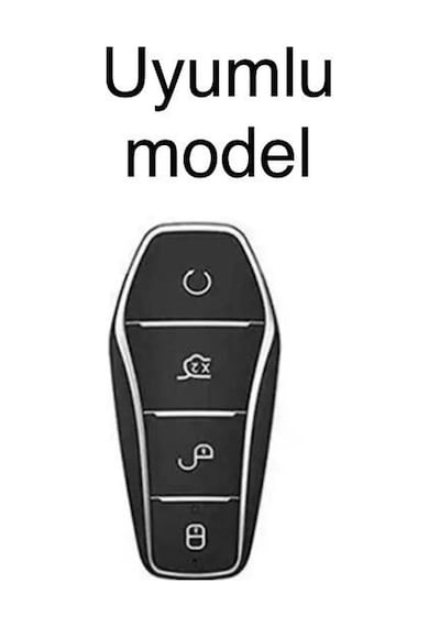 Byd Atto 3 Ve Seal U Anahtar Koruma Kılıfı Mavi/gold Lütfen Uyumlu Anahtar Modeline Bakınız
