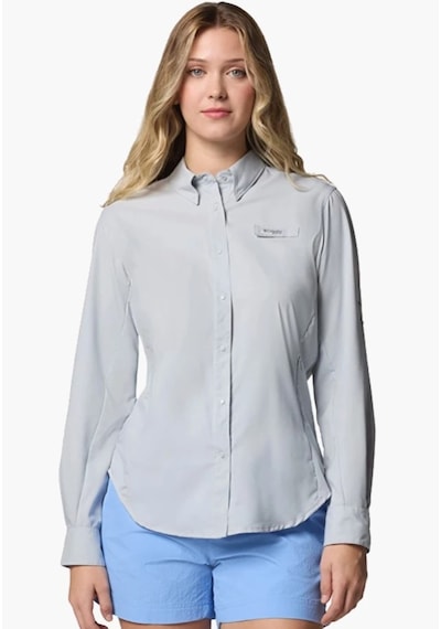 Columbia Columbıa Fl7278 Womens Tamıamı Iı Ls Shırt - 032 Gri