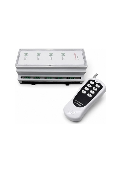 Sanec 12v 8 Kanal Optokuplörlü Röle Rt-109 Ray Tipi Kutu + 1 Adet 433 Mhz Rf Uzaktan Kumanda
