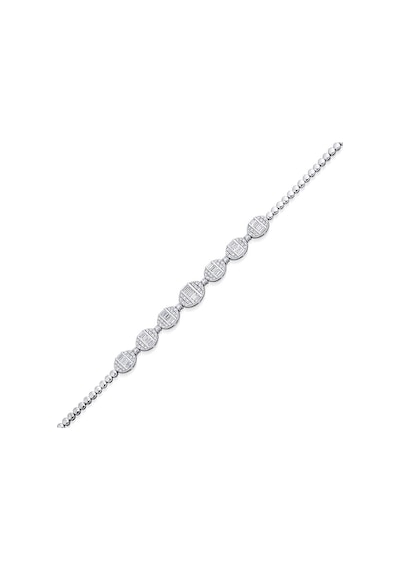 1.10 Karat Baget Pırlanta Bileklik - Hrd Sertifikalı