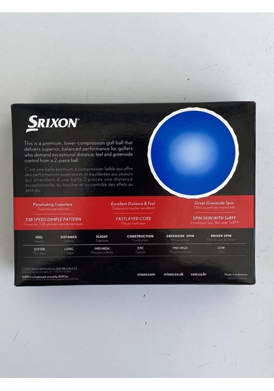 Srixon Ad333 Golf Topu Beyaz 12 Adet