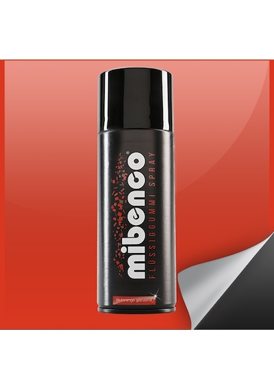 Plasti Dip - Mibenco 400Ml Sprey - Parlak Kan Portakal Rengi
