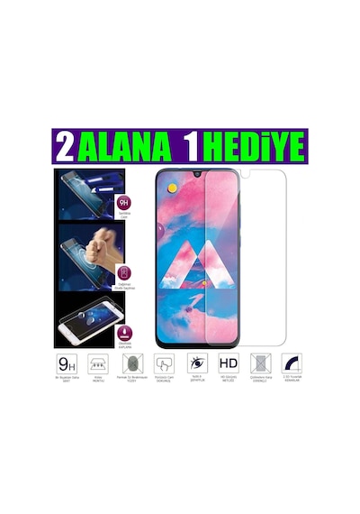 Samsung Uyumlu A71 Kırılmaz Cam Temperli Ekran Koruyucu 2 Alana 1