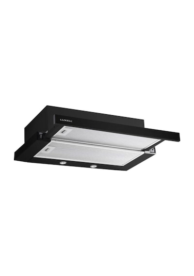 Luxell DS6-905 Sürgülü Çift Filtreli Aspiratör Siyah