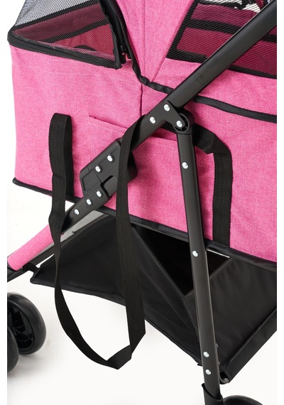 Justie Pet Flatiron Kedi & Köpek Arabası 91 x 45 x 70 CM