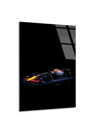 Red Bull Yarış Aracı F1 Cam Tablo Formula 1 Duvar Dekor Deg0845