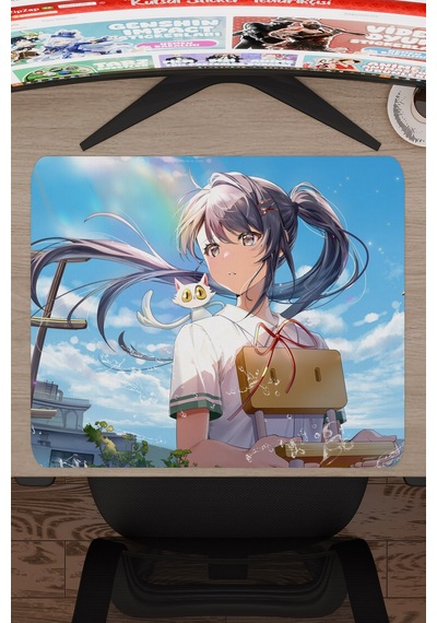 Suzume Anime V3 - 48x40 Xl Gaming Kauçuk Kaymaz Taban Mouse Pad Fare Altlığı