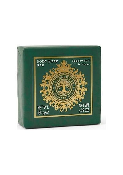 Sandalwood Country Club Cedarwood & Moss Sabun Bar 150 G