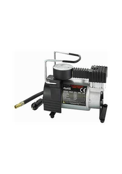 Oto Çelik Metal Hava Kompresörü Lastik Şişirme Araç Çakmaklı 12v