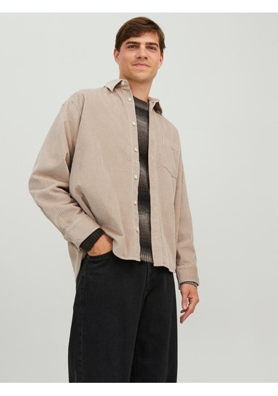 Jack & Jones Jack&jones Oversize Vizon Erkek Gömlek 12239321 001