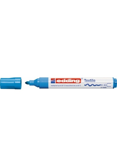 Edding 4500 Kumaş Tekstil Boyama Kalemi Lıght Blue