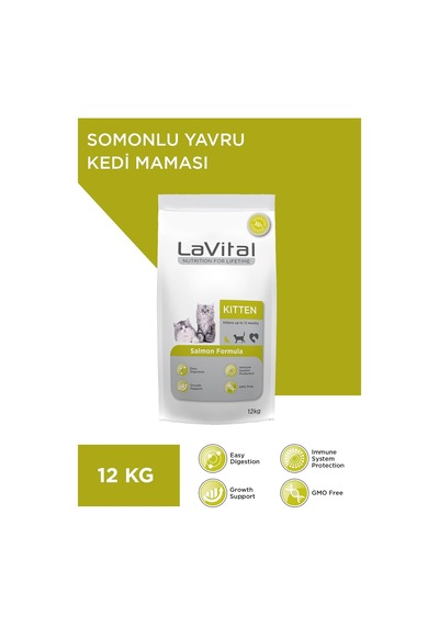 Vital Somonlu Yavru Kedi Maması 12kg