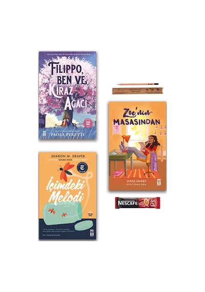 Genç Timaş Filippo Ben ve Kiraz Ağacı - İçimdeki Melodi - Zoe nin Masasından Set 3 Kitap