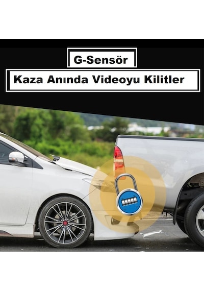 2mp 3 İnç Ultra Geniş Açı Lensli Full Hd Araç Kamerası