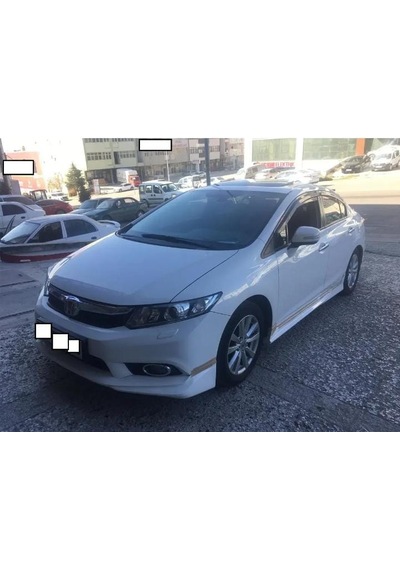 Honda Cıvıc Fb 7 Ön Tampon Eki Fiber Karlık Boyasız